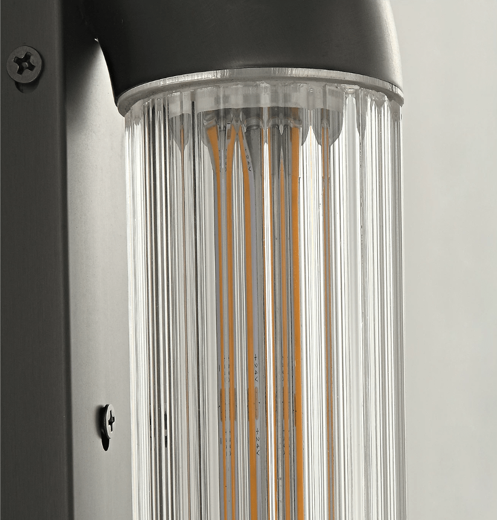 Ribbed Glass Wall Sconce — Wall Sconce | Maison Monashee — view 21