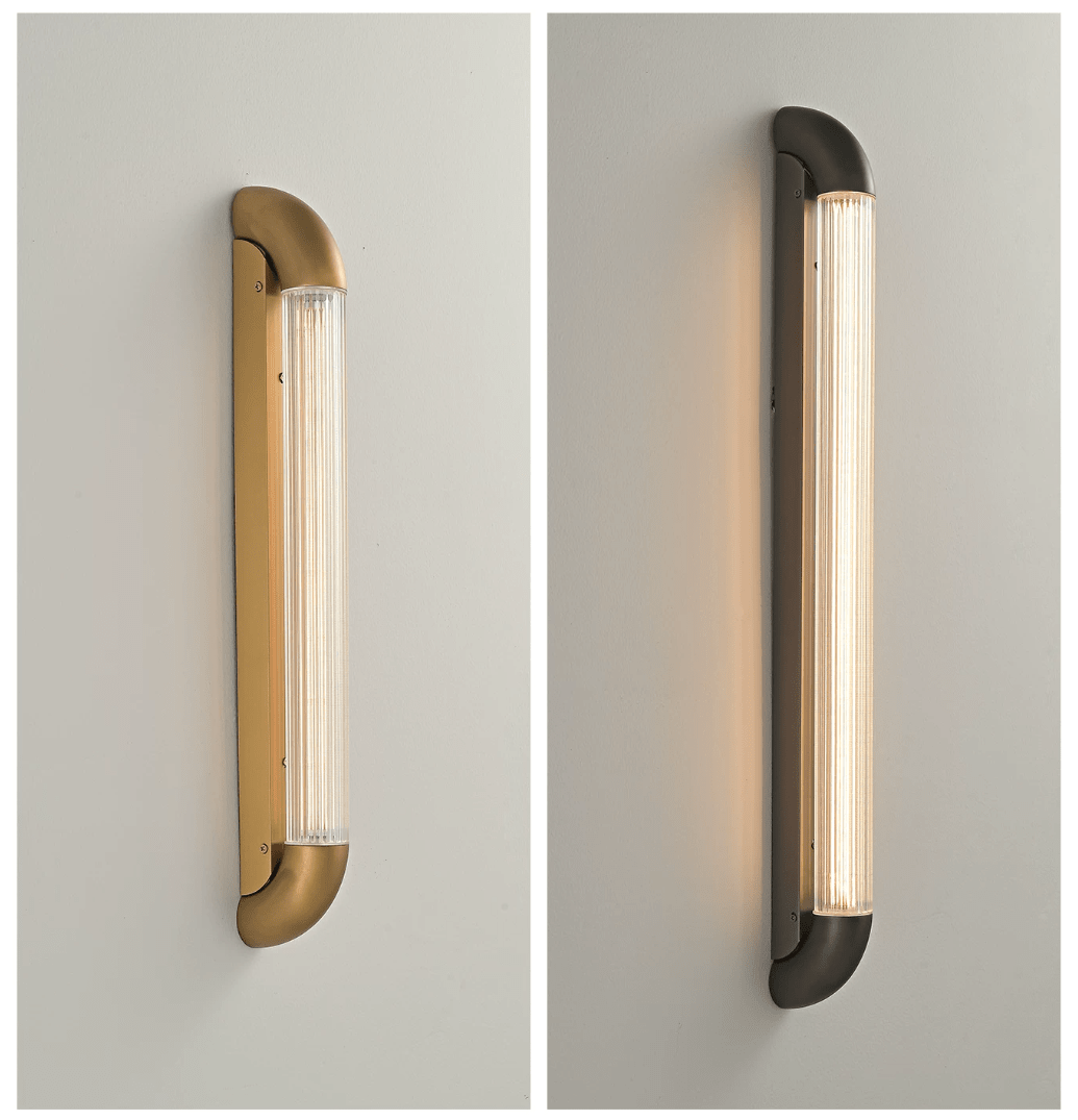 Ribbed Glass Wall Sconce — Wall Sconce | Maison Monashee — view 22