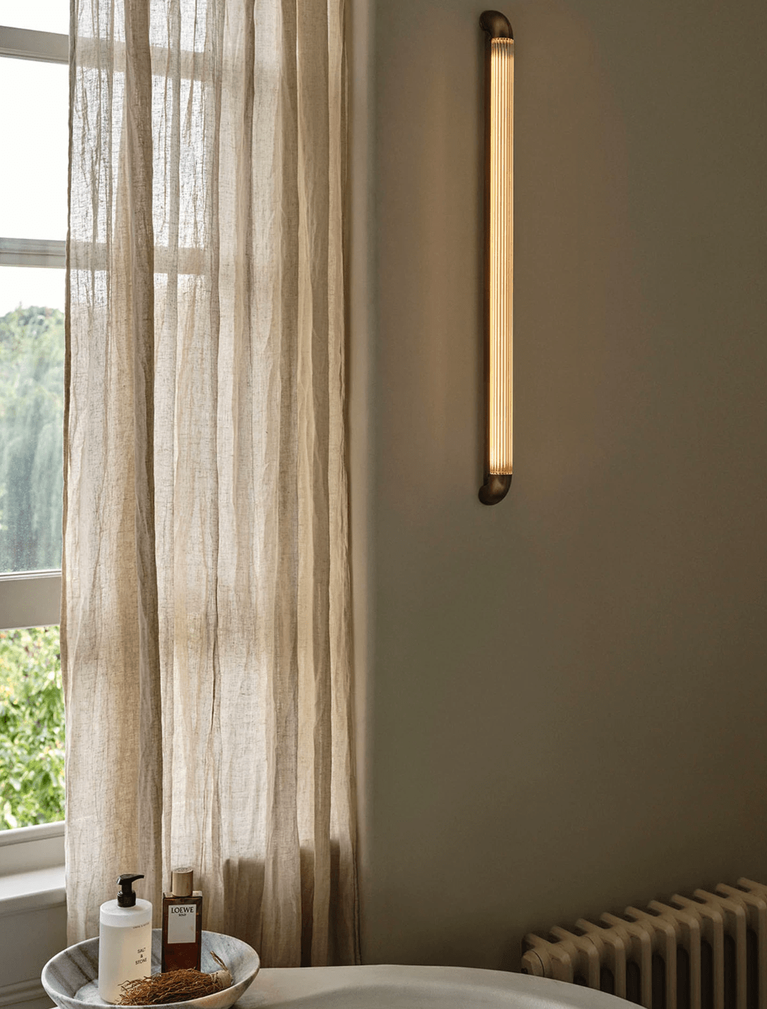Ribbed Glass Wall Sconce — Wall Sconce | Maison Monashee — view 6