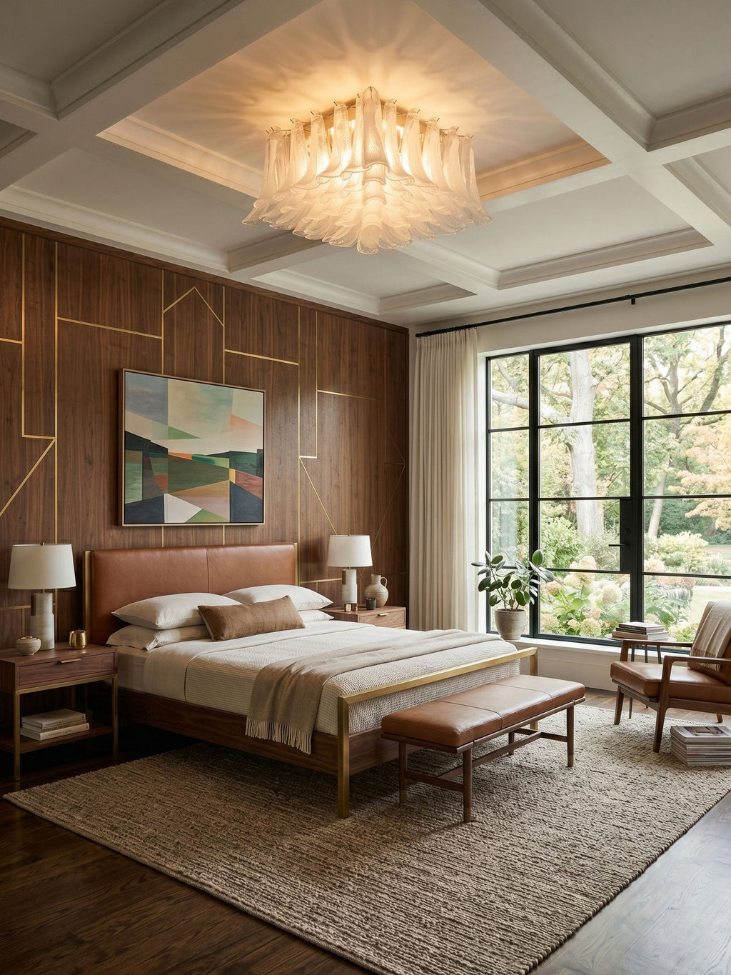 Blown Glass Flush Mount Light — Ceiling Light | Maison Monashee — view 12