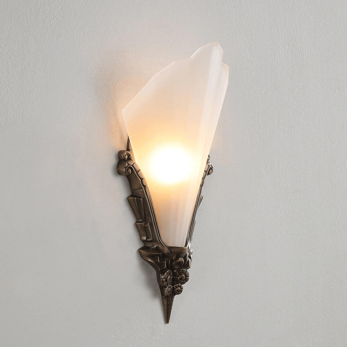 Fluted Alabaster Sconce — Wall Sconce | Maison Monashee — view 7