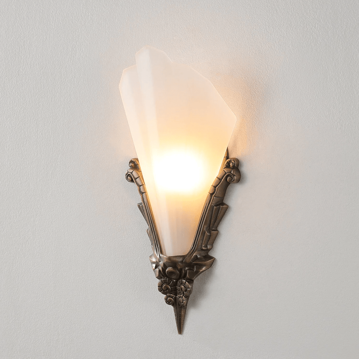 Fluted Alabaster Sconce — Wall Sconce | Maison Monashee — view 8