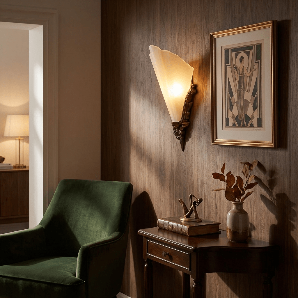 Fluted Alabaster Sconce — Wall Sconce | Maison Monashee — view 4