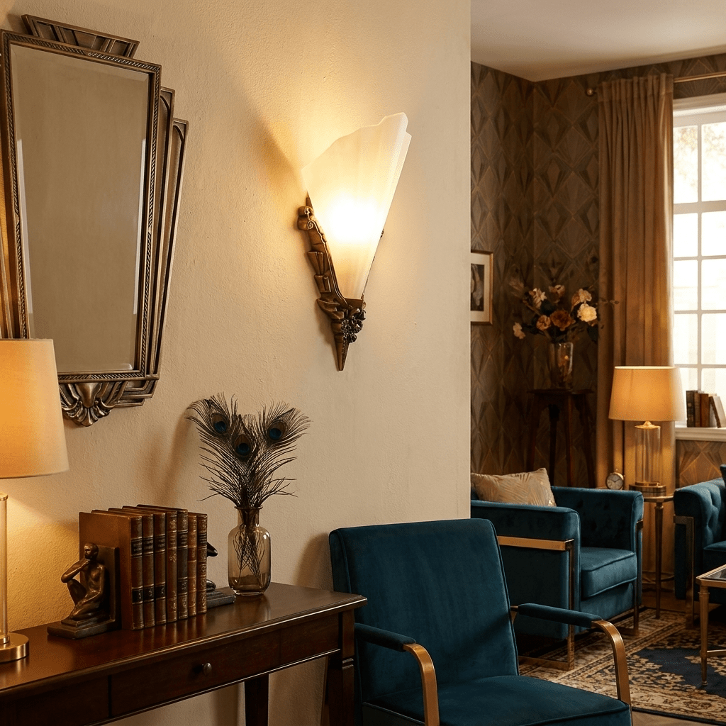 Fluted Alabaster Sconce — Wall Sconce | Maison Monashee — view 2