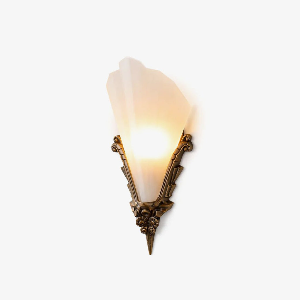 Fluted Alabaster Sconce — Wall Sconce | Maison Monashee
