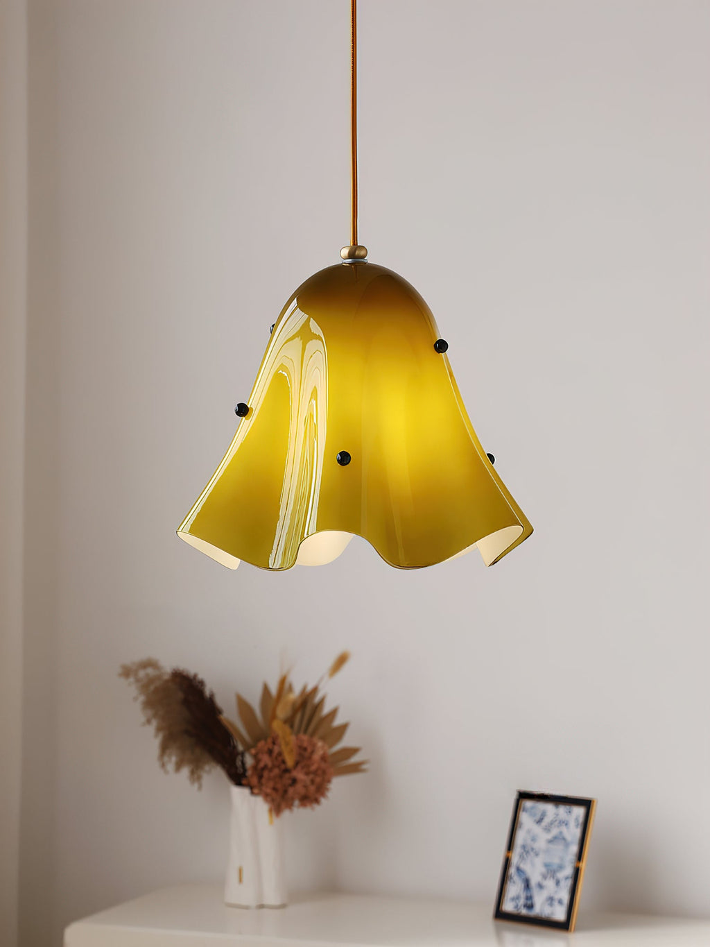 Glass Pendant Light for Dining Room — Pendant Light | Maison Monashee — view 16