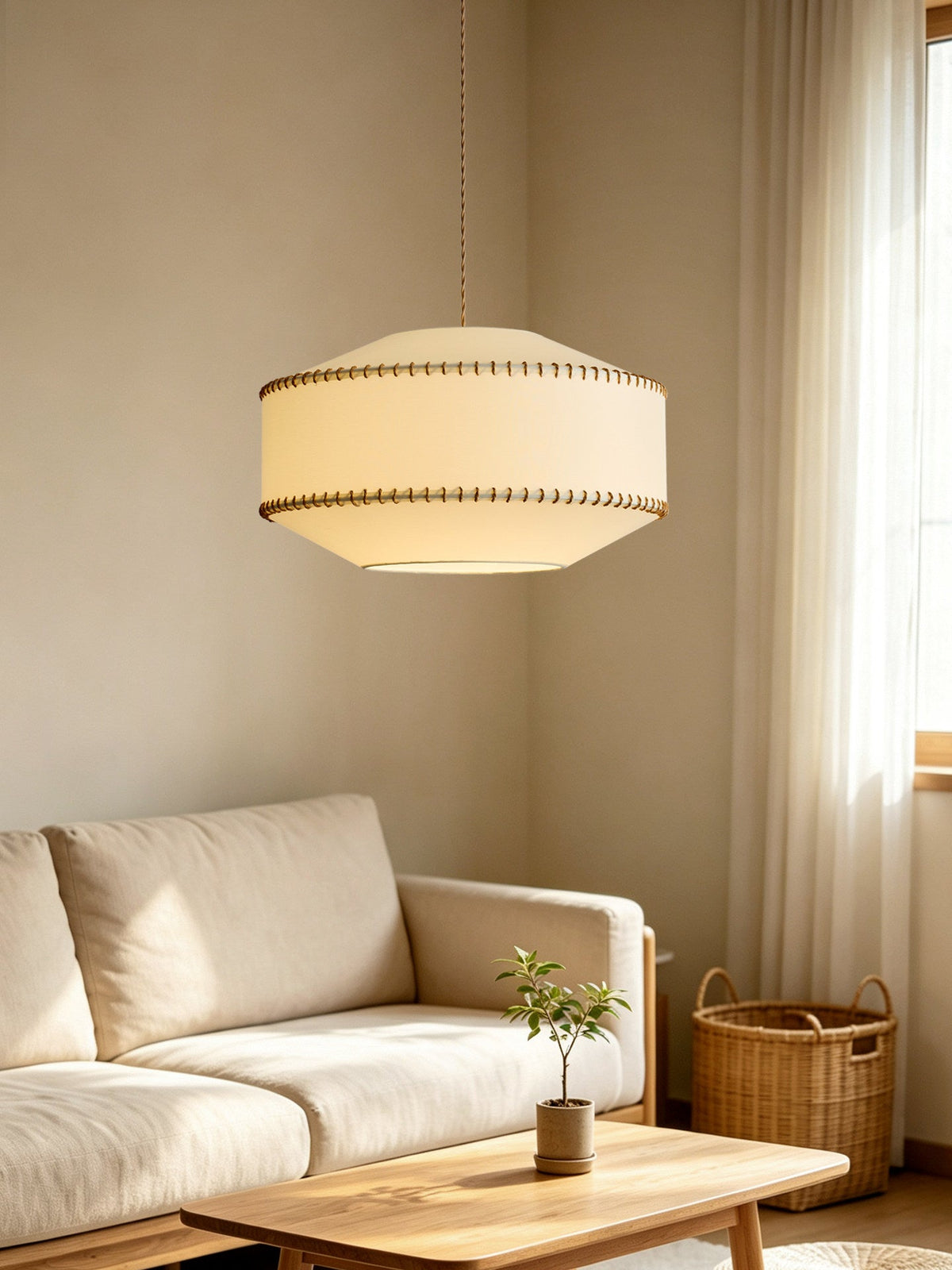 Fabric Pendant Light — Pendant Light | Maison Monashee — view 10