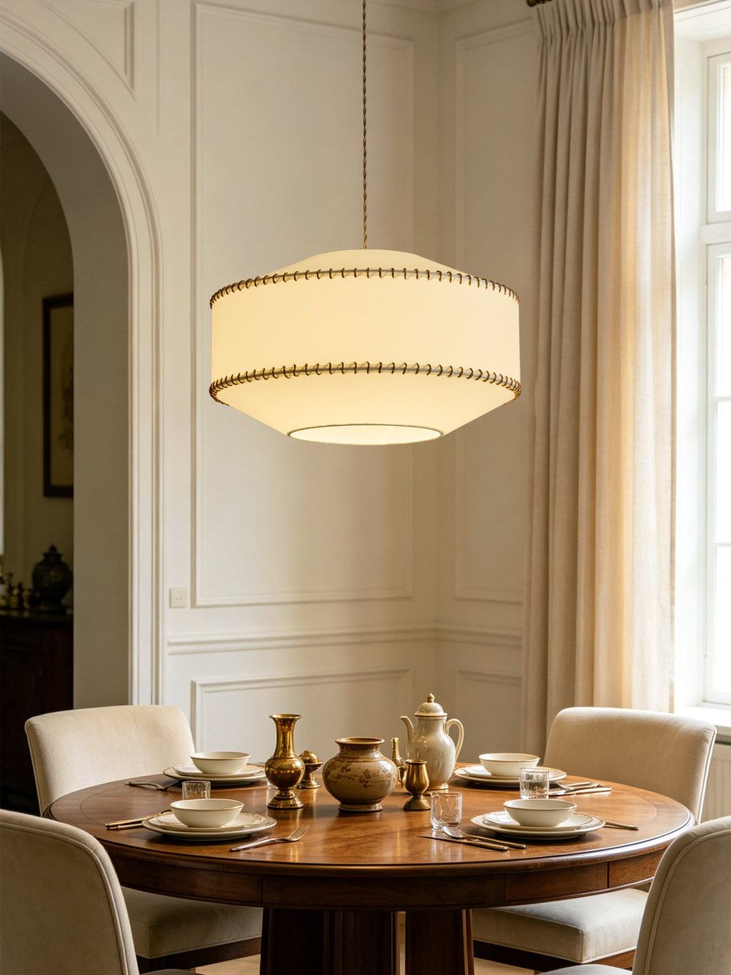 Fabric Pendant Light — Pendant Light | Maison Monashee — view 7