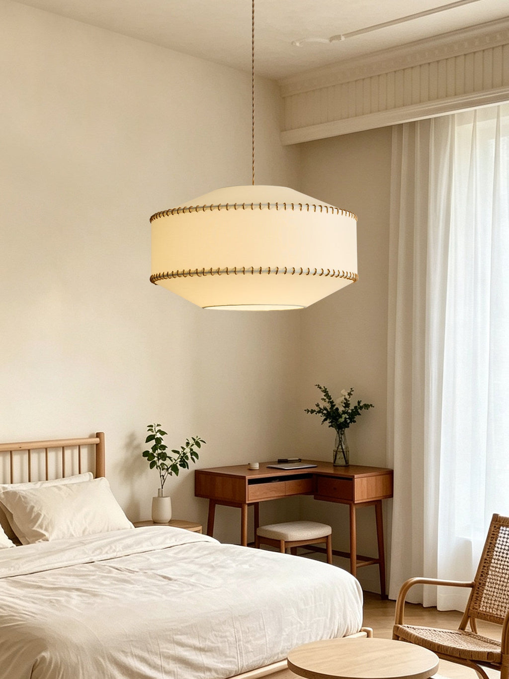 Fabric Pendant Light — Pendant Light | Maison Monashee — view 8