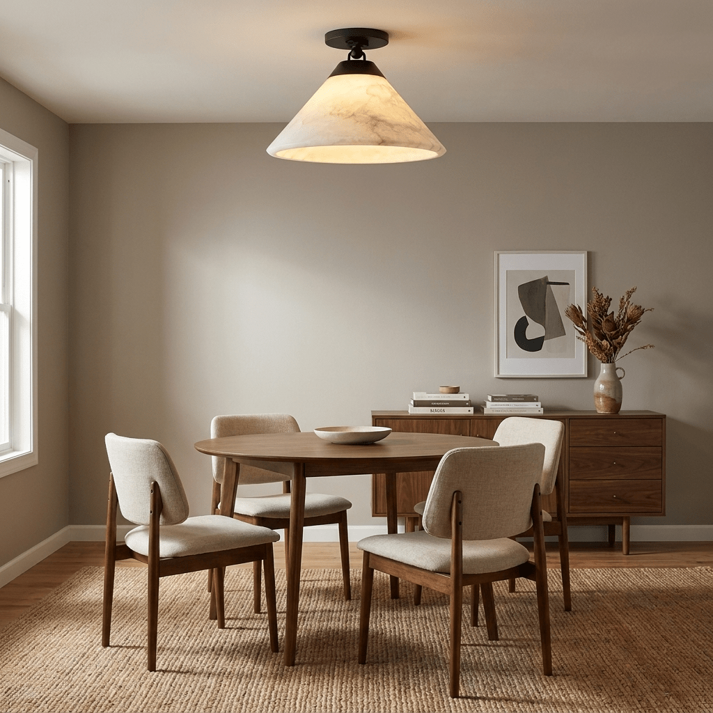 Cone Flush Mount Light — Ceiling Light | Maison Monashee — view 8