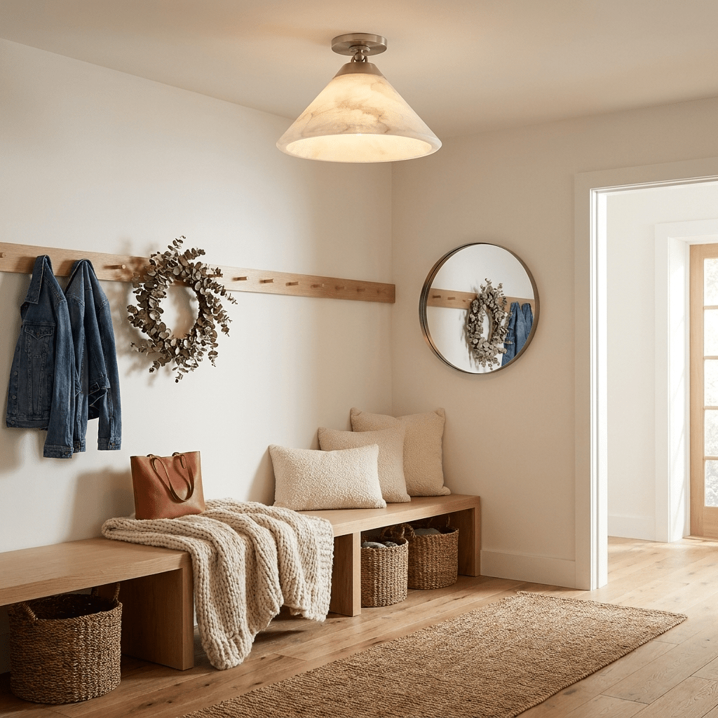 Cone Flush Mount Light — Ceiling Light | Maison Monashee — view 5
