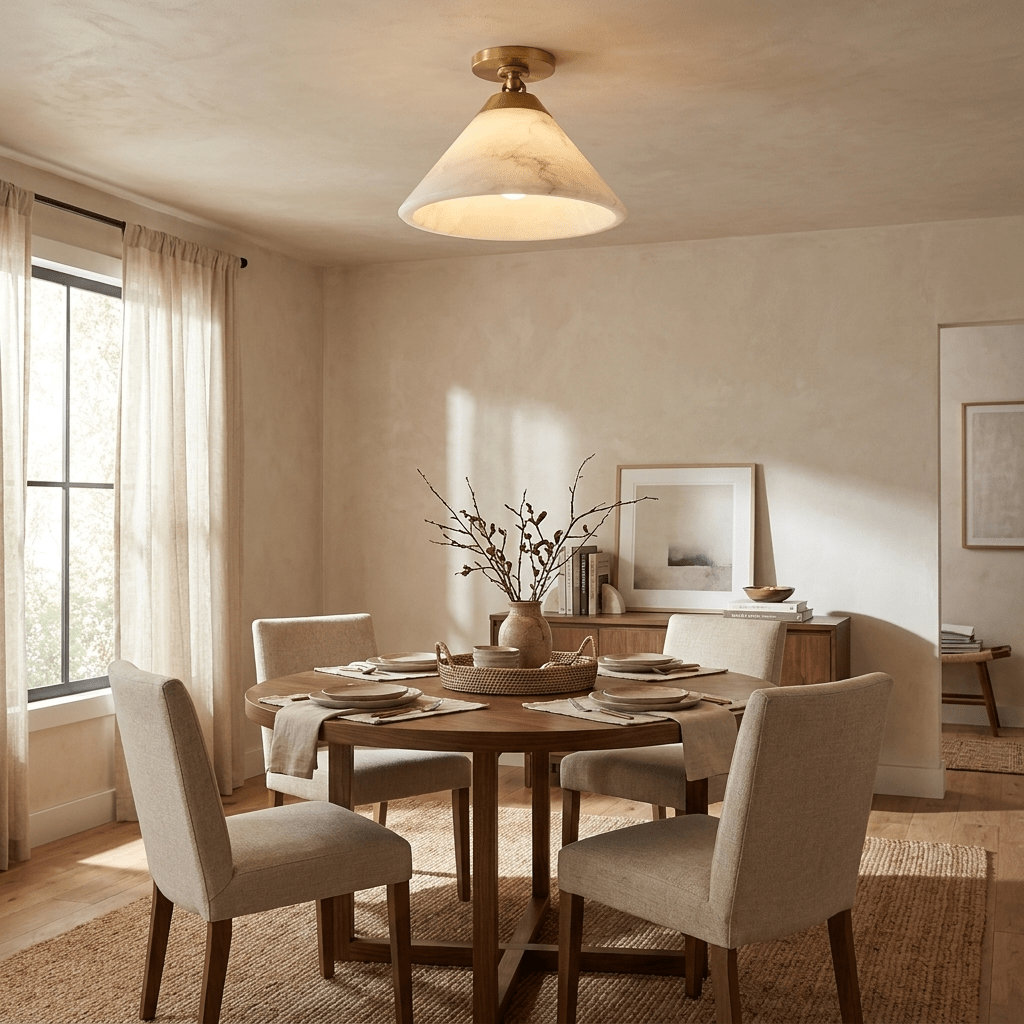 Cone Flush Mount Light — Ceiling Light | Maison Monashee — view 9