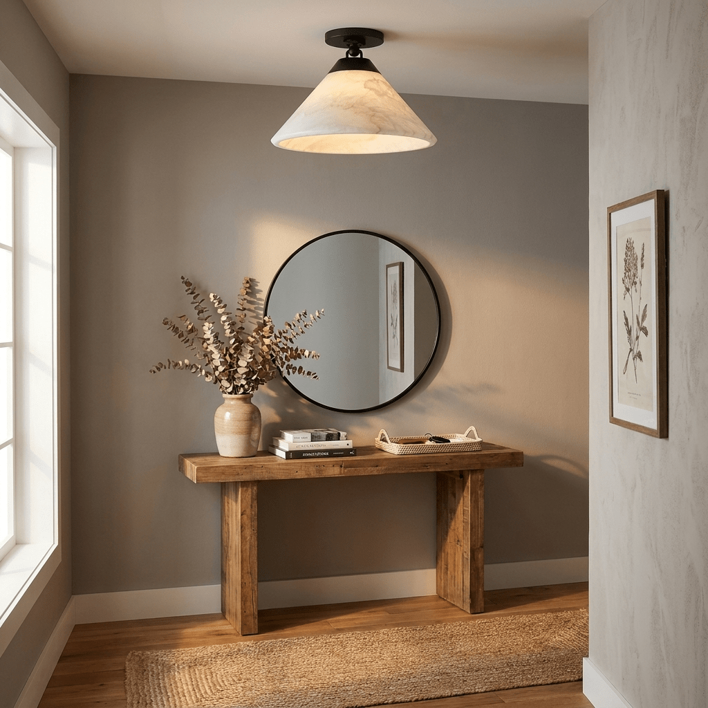 Cone Flush Mount Light — Ceiling Light | Maison Monashee — view 4