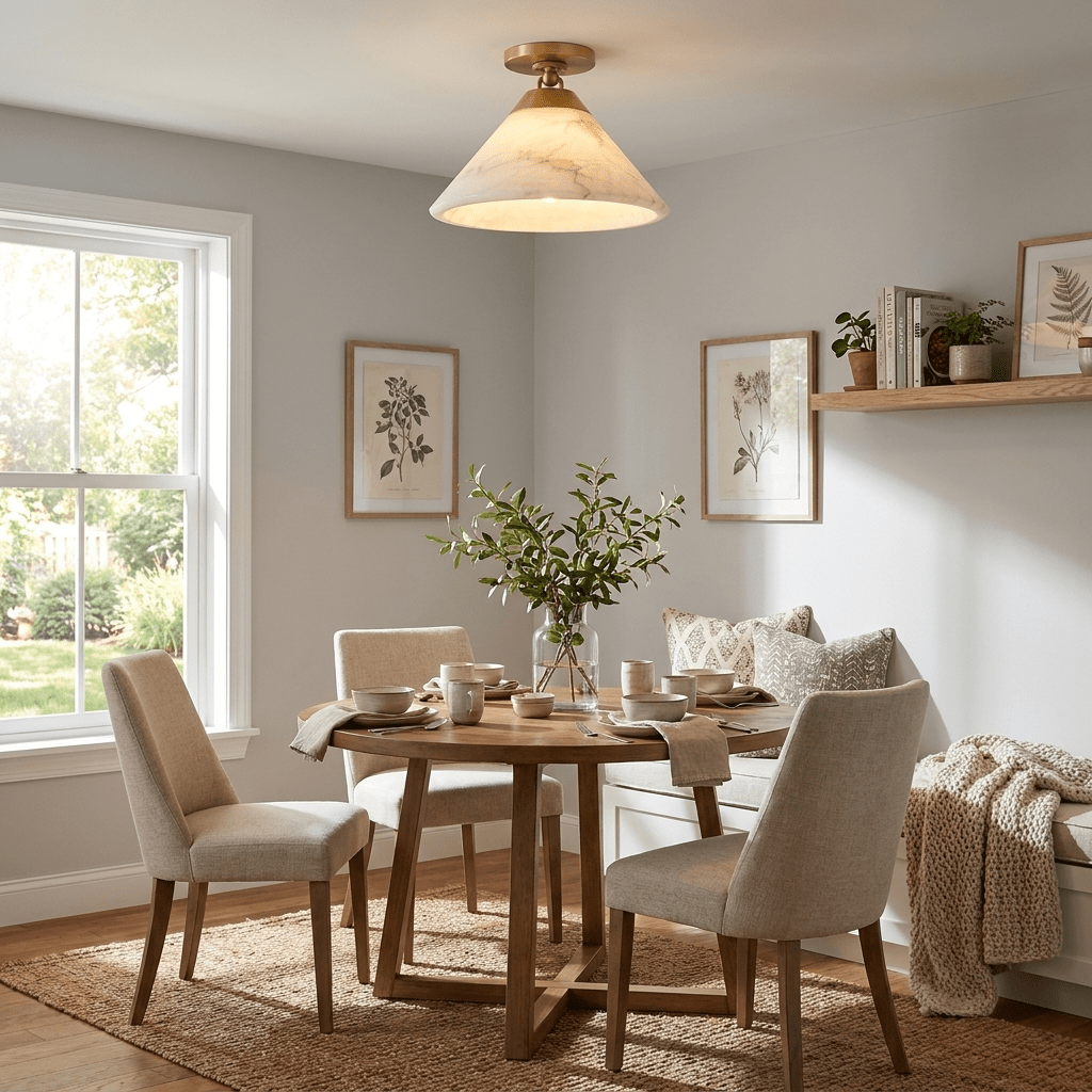 Cone Flush Mount Light — Ceiling Light | Maison Monashee — view 11