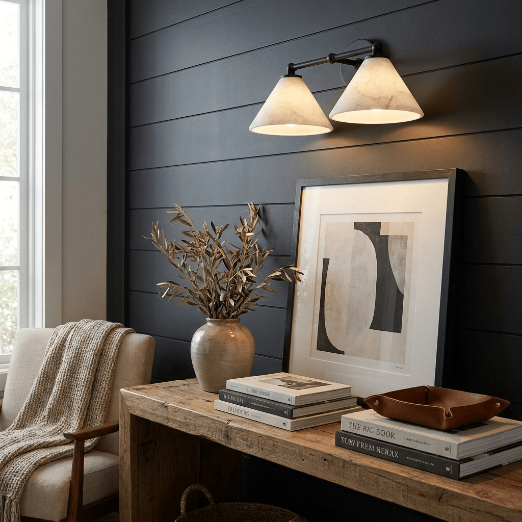 Double Cone Wall Light — Wall Sconce | Maison Monashee — view 7