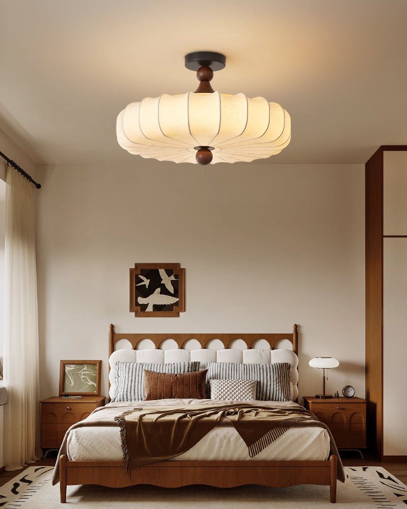 Fabric Ceiling Light Fixture — Ceiling Light | Maison Monashee — view 4