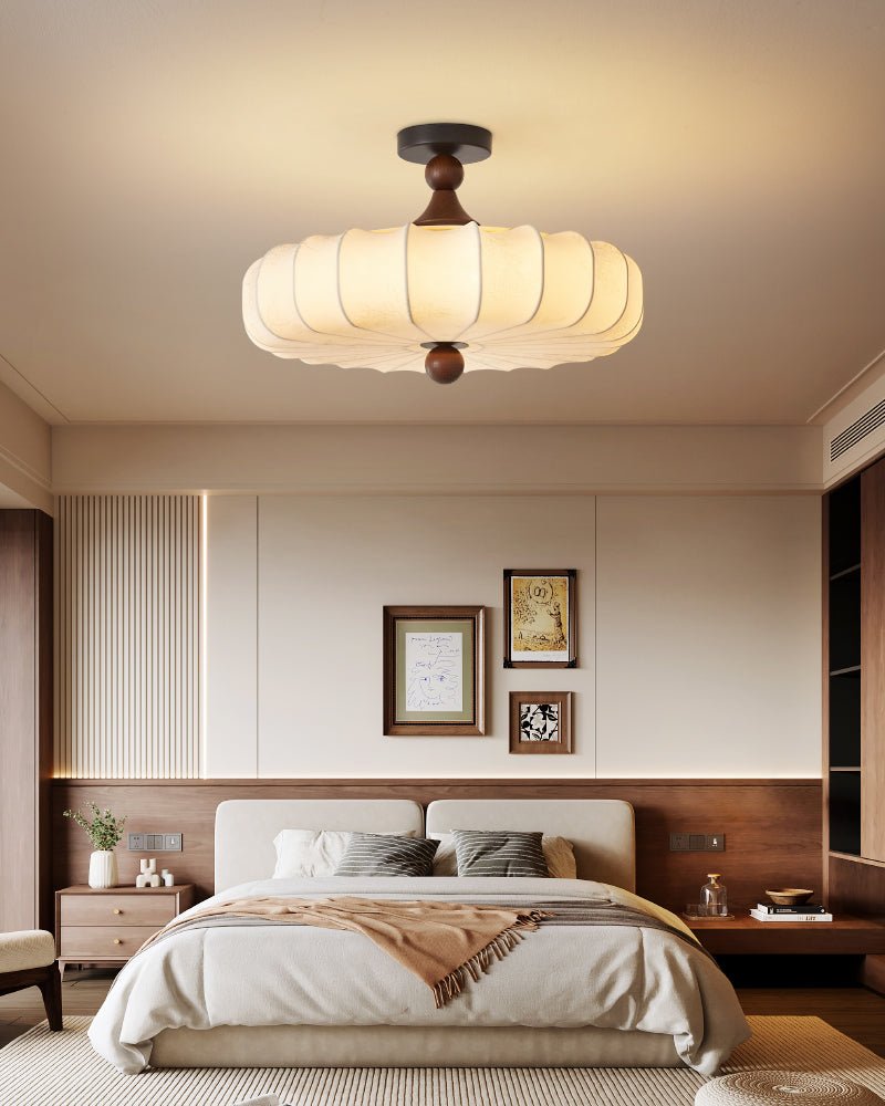 Fabric Ceiling Light Fixture — Ceiling Light | Maison Monashee — view 5