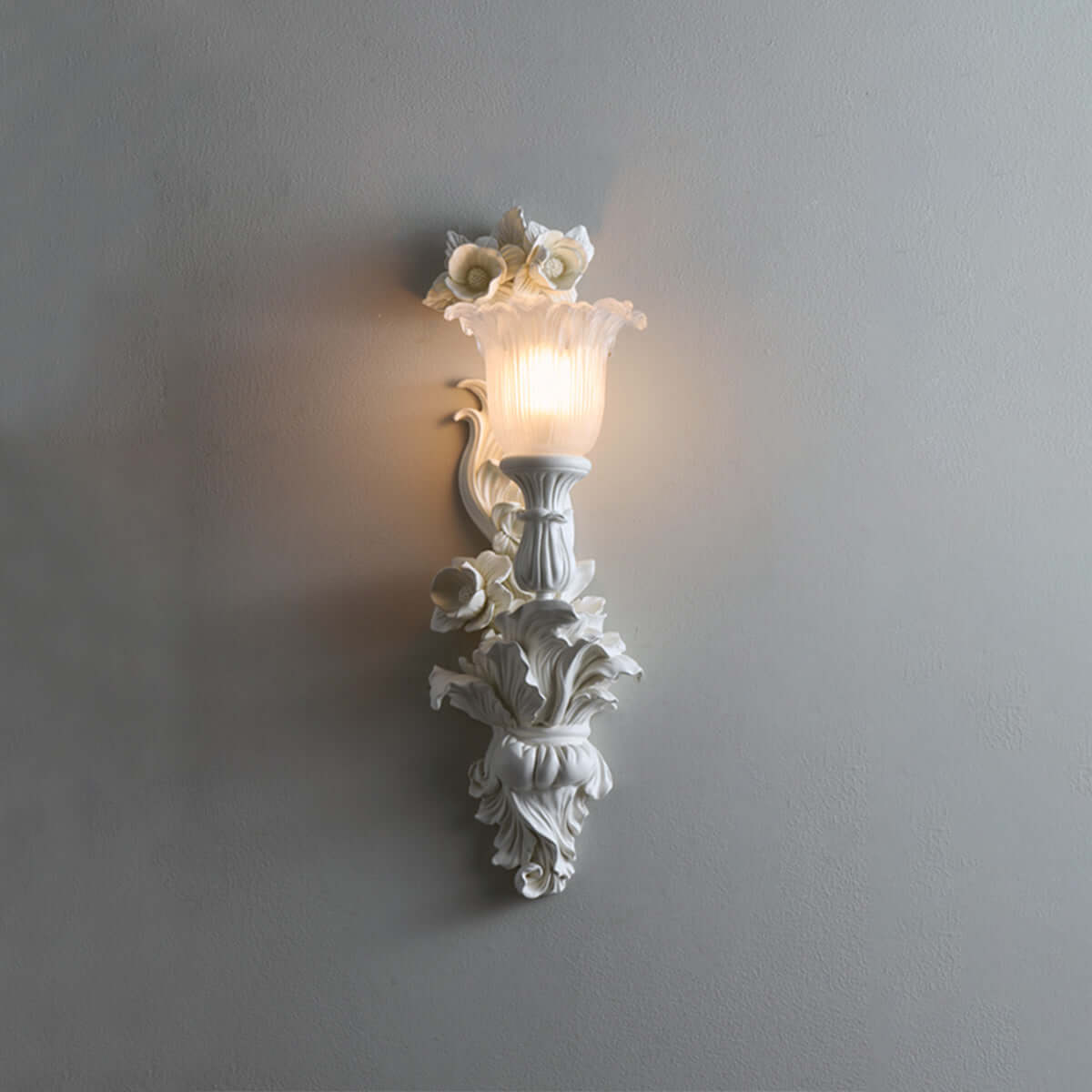 Vintage Milk Glass Wall Sconce — Wall Sconce | Maison Monashee — view 14