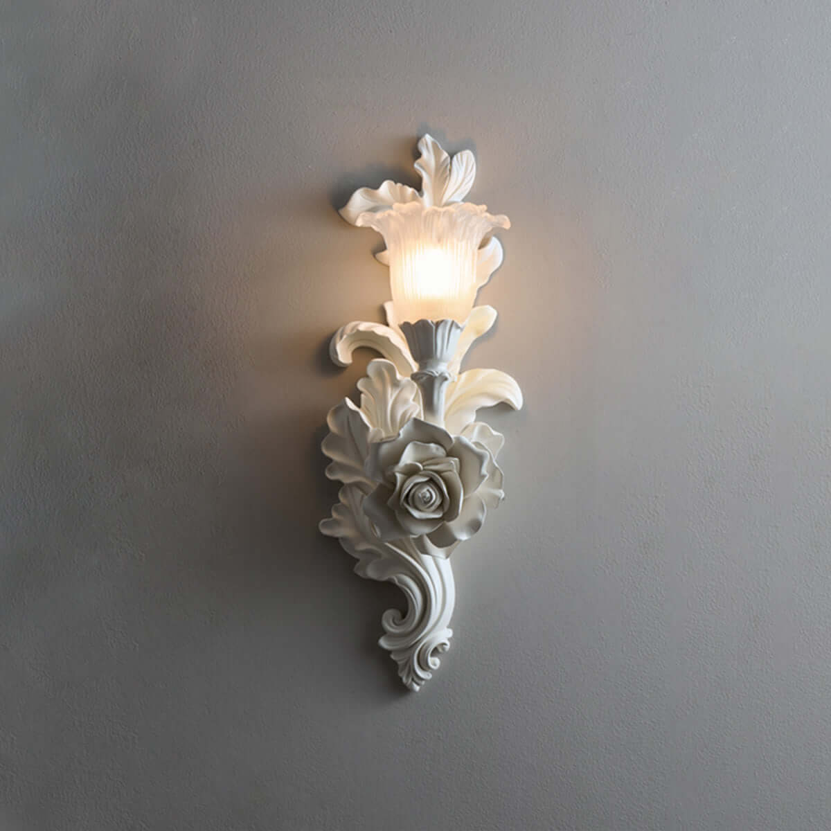 Vintage Milk Glass Wall Sconce — Wall Sconce | Maison Monashee — view 15