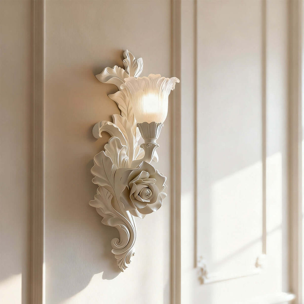 Vintage Milk Glass Wall Sconce — Wall Sconce | Maison Monashee — view 6