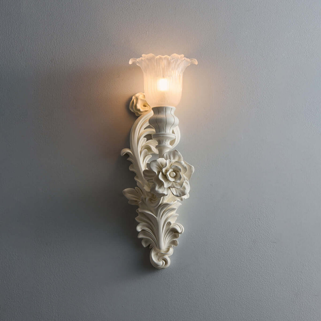 Vintage Milk Glass Wall Sconce — Wall Sconce | Maison Monashee — view 13