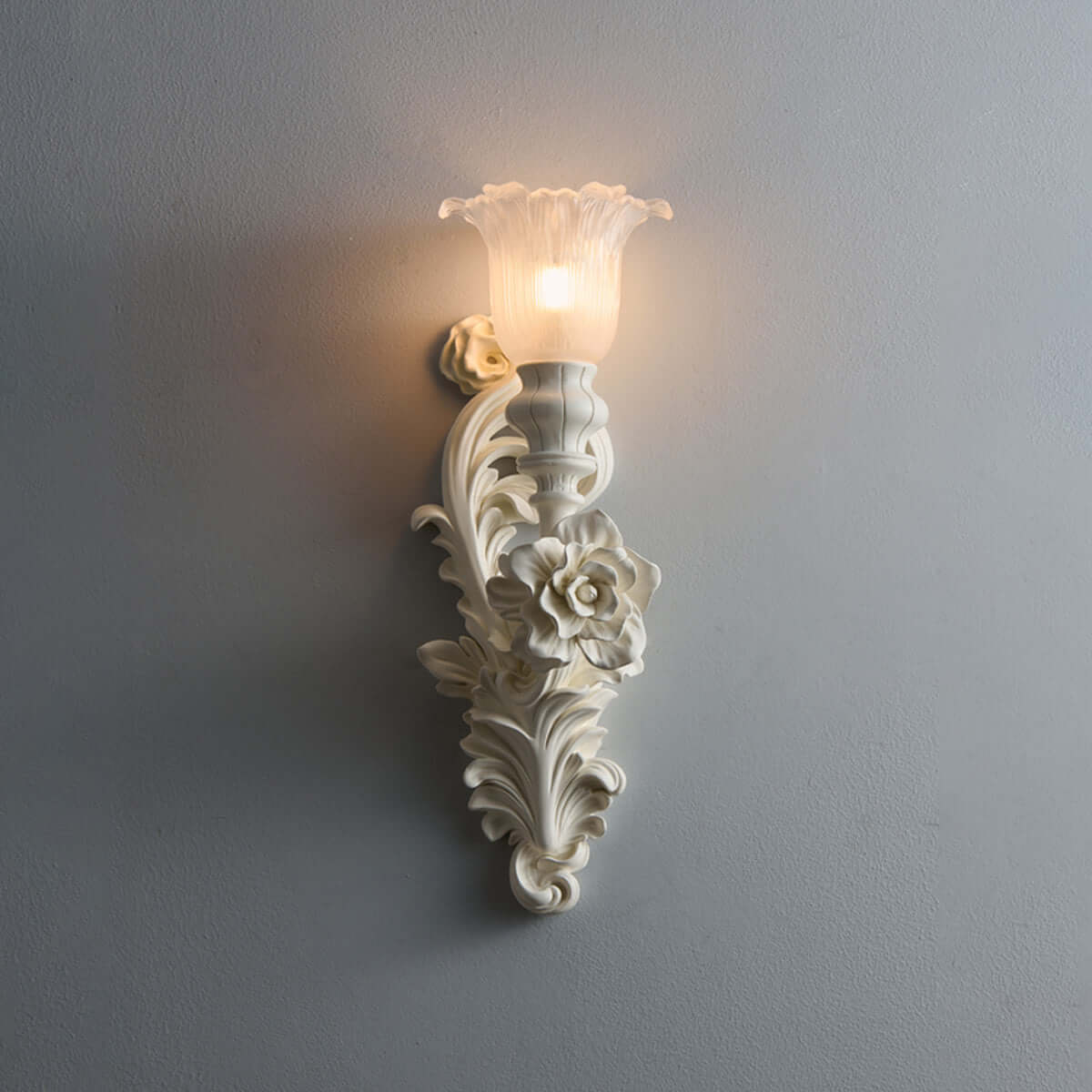 Vintage Milk Glass Wall Sconce — Wall Sconce | Maison Monashee — view 13