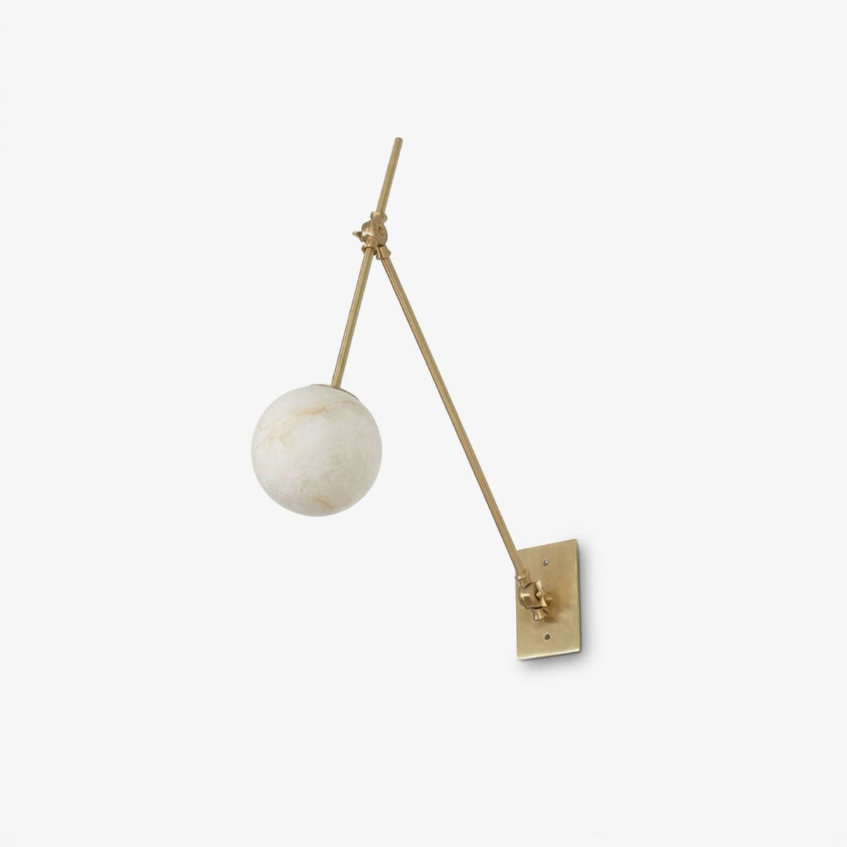 Brass Globe Wall Light — Wall Sconce | Maison Monashee