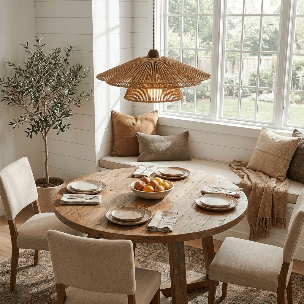 Rattan Large Pendant Light — Pendant Light | Maison Monashee — view 10