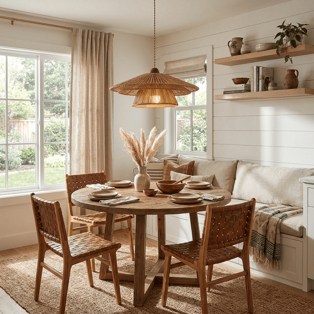 Rattan Large Pendant Light — Pendant Light | Maison Monashee — view 11