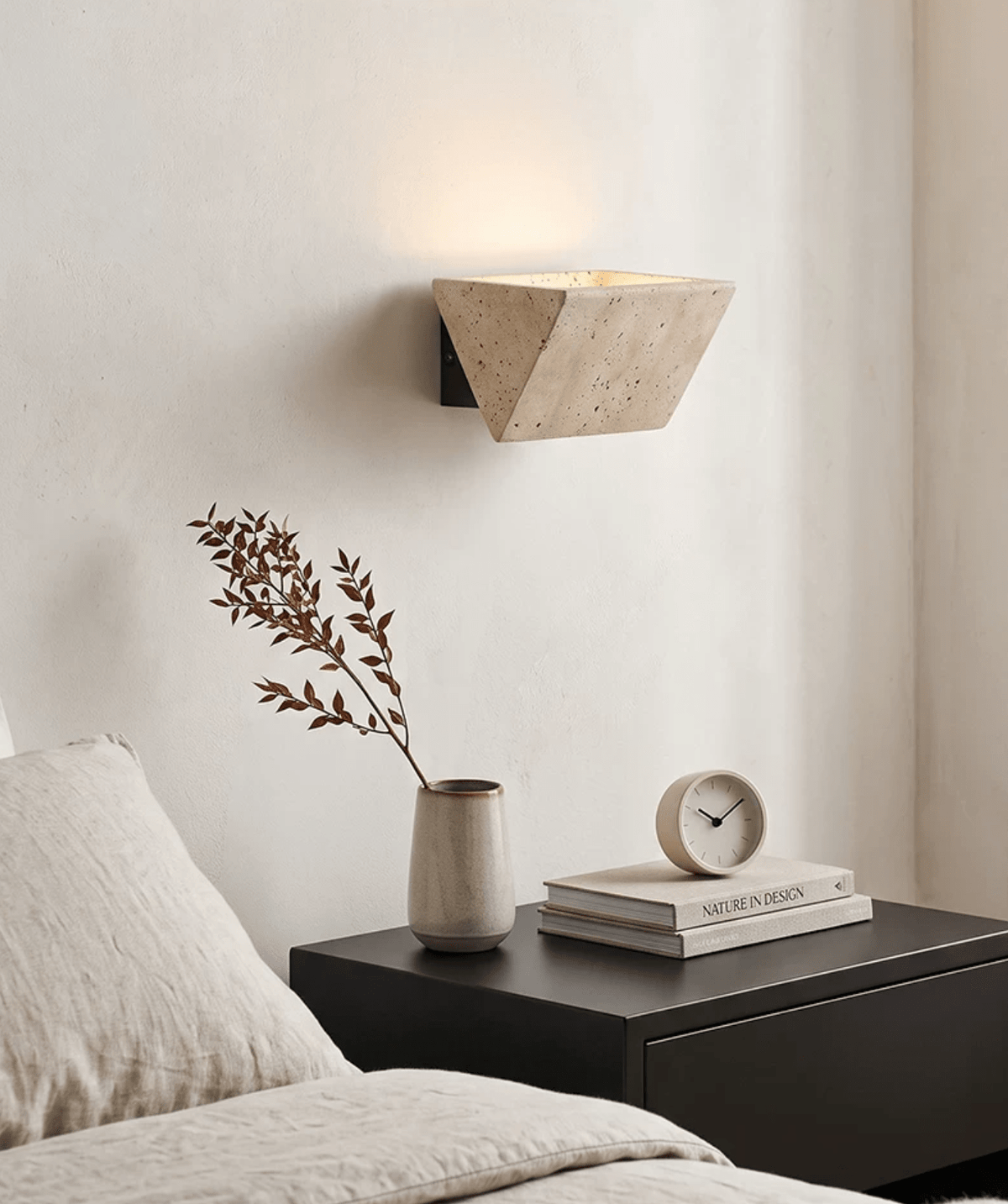 Travertine Sconce — Wall Sconce | Maison Monashee — view 3