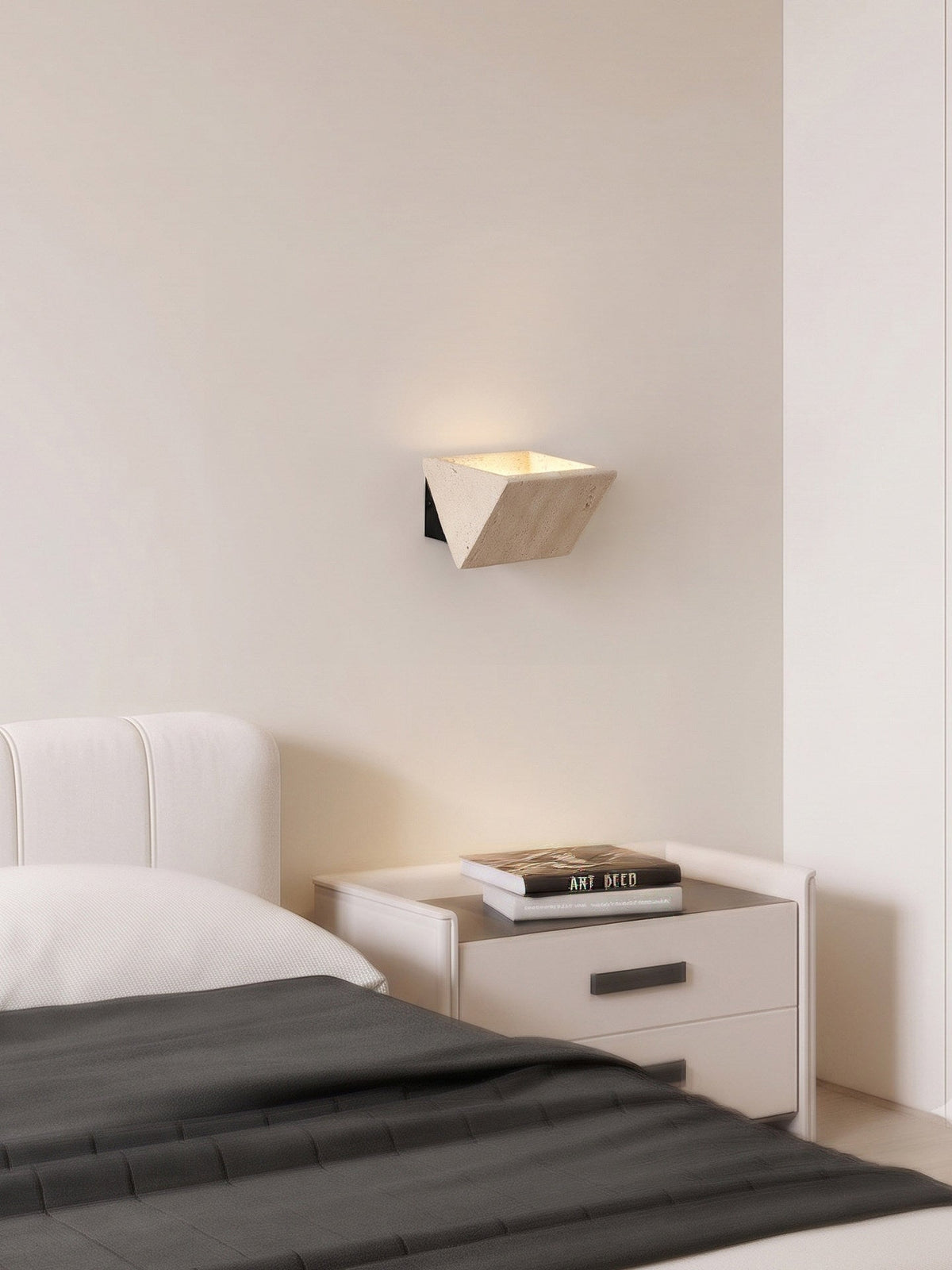 Travertine Sconce — Wall Sconce | Maison Monashee — view 6