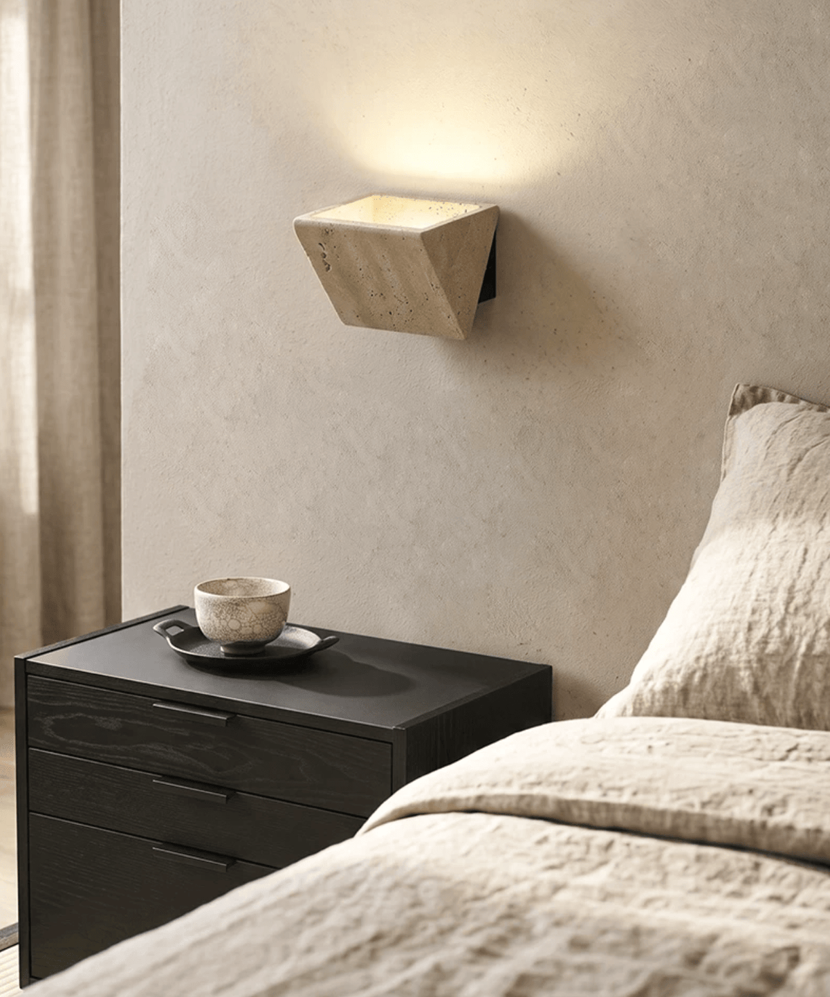 Travertine Sconce — Wall Sconce | Maison Monashee — view 7