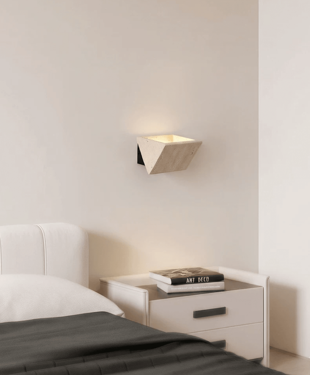 Travertine Sconce — Wall Sconce | Maison Monashee — view 9