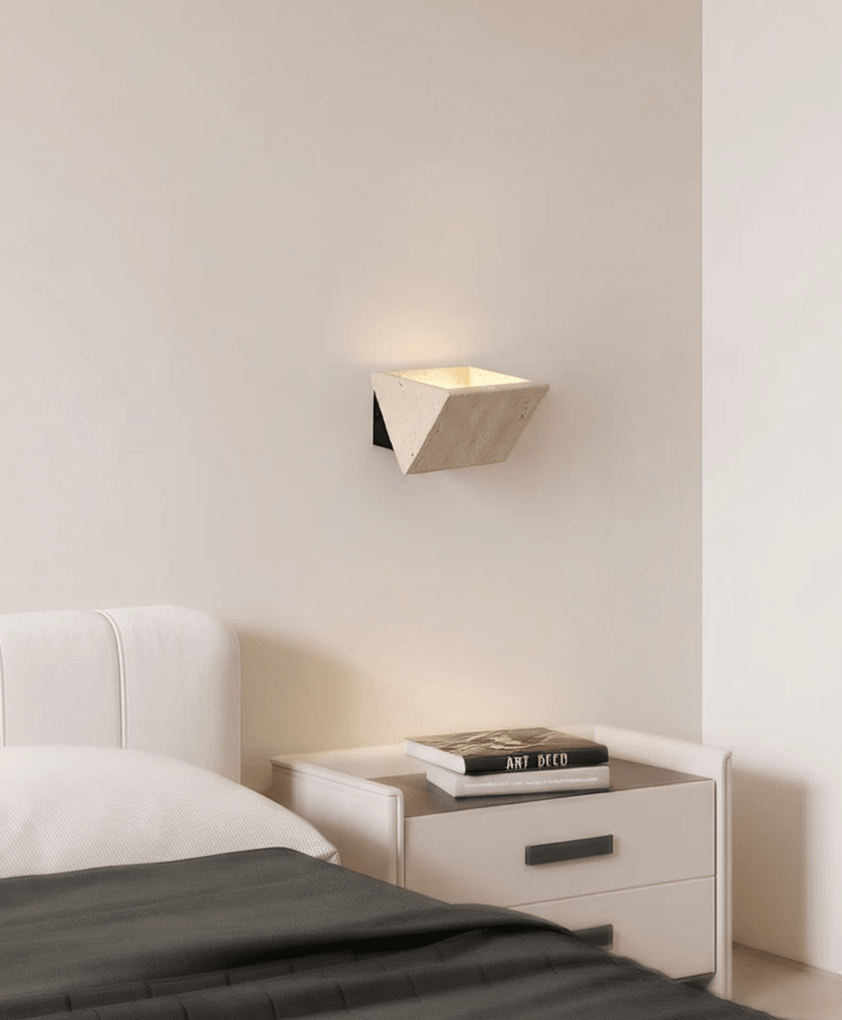 Travertine Sconce — Wall Sconce | Maison Monashee — view 9