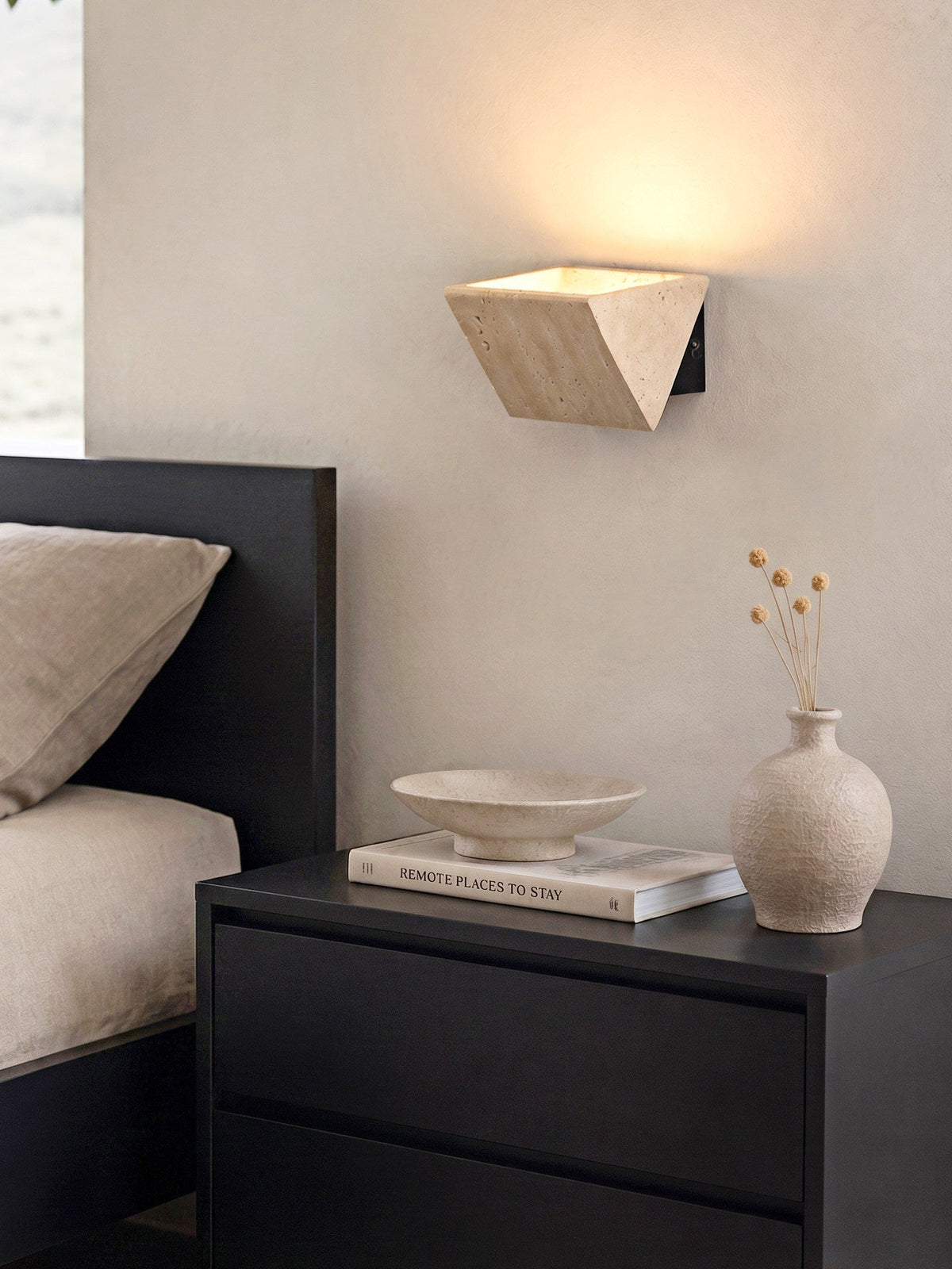 Travertine Sconce — Wall Sconce | Maison Monashee — view 10
