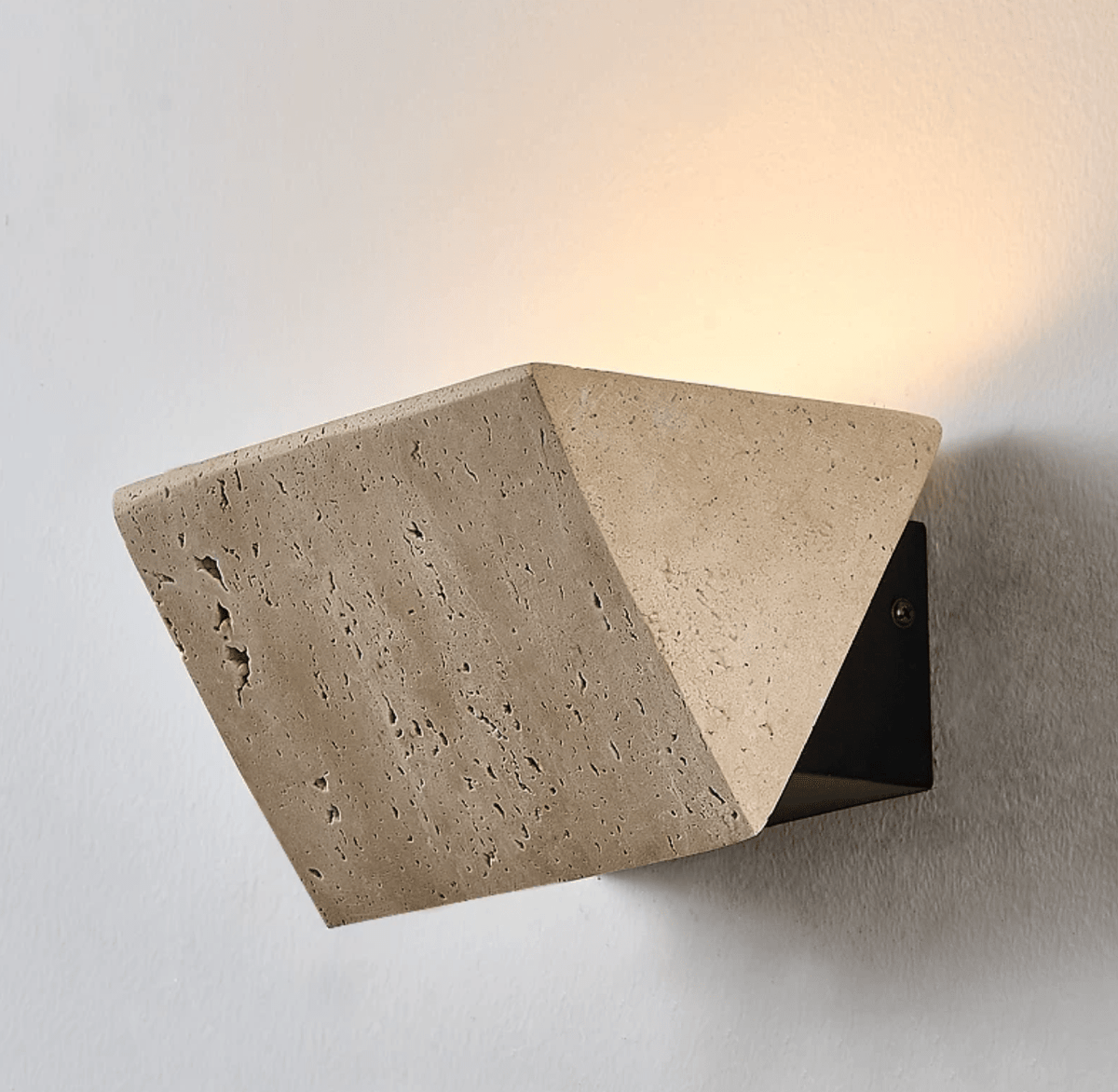 Travertine Sconce — Wall Sconce | Maison Monashee — view 11