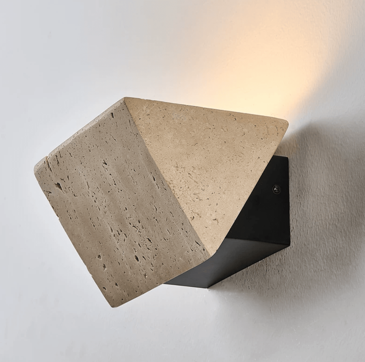 Travertine Sconce — Wall Sconce | Maison Monashee — view 13