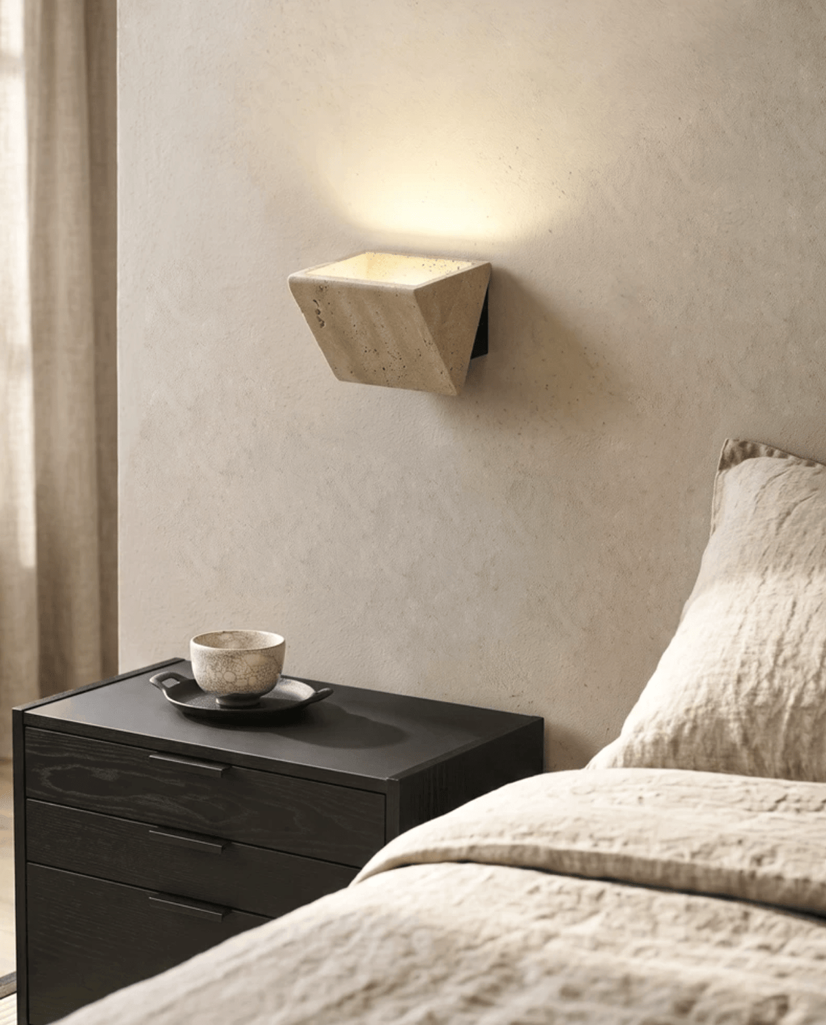 Travertine Sconce — Wall Sconce | Maison Monashee — view 14