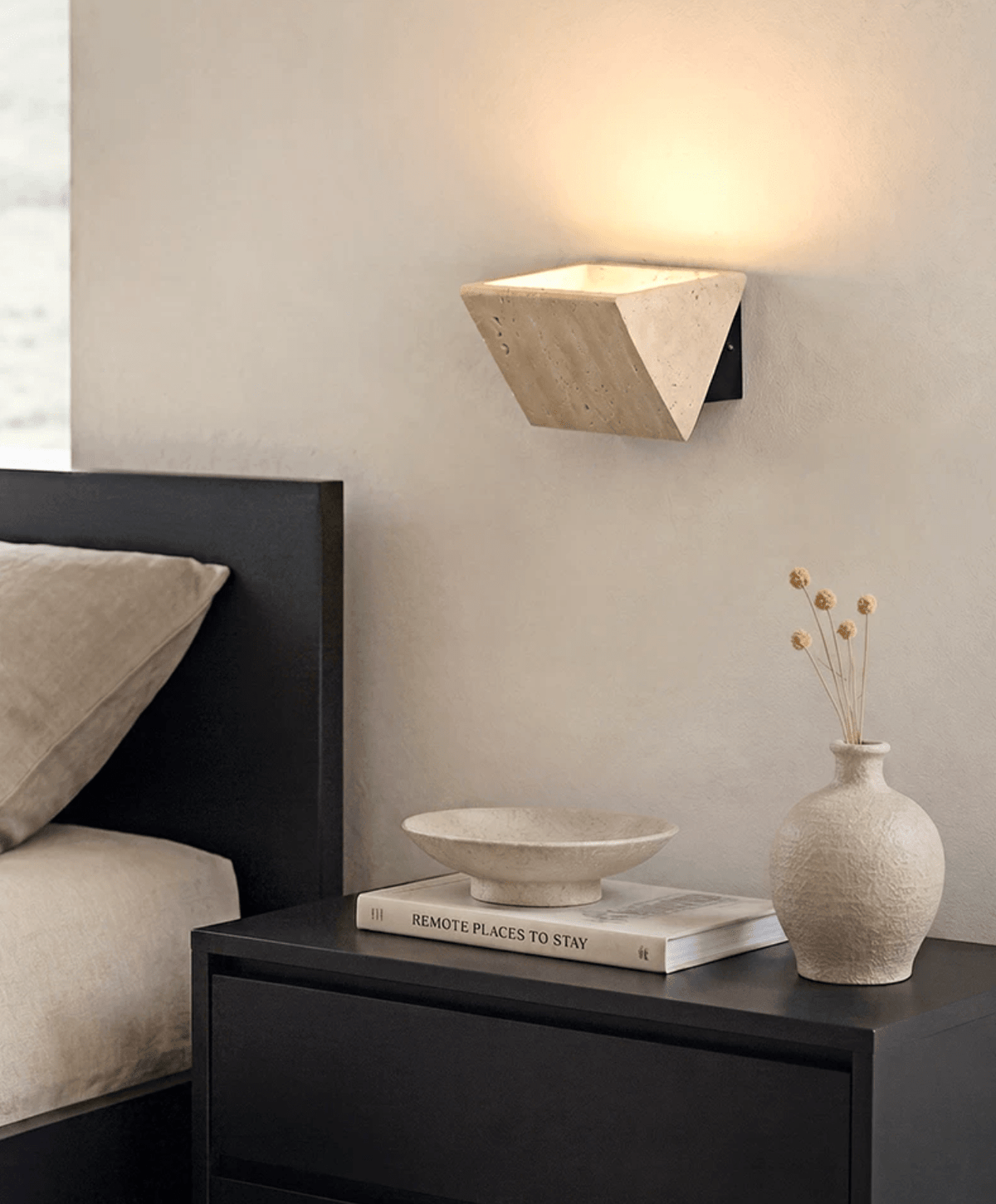 Travertine Sconce — Wall Sconce | Maison Monashee — view 15