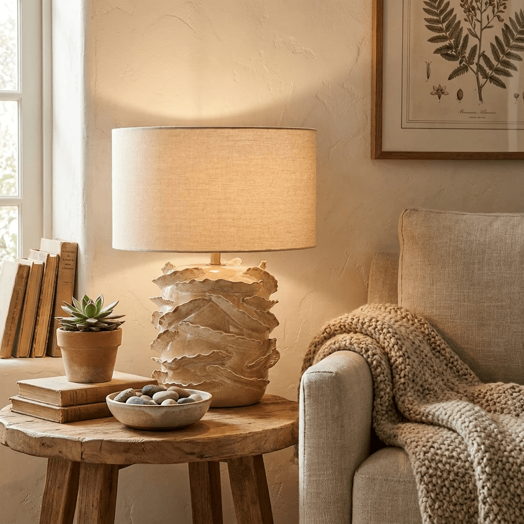 Ceramic Bedroom Table Lamp — Table Lamp | Maison Monashee — view 3