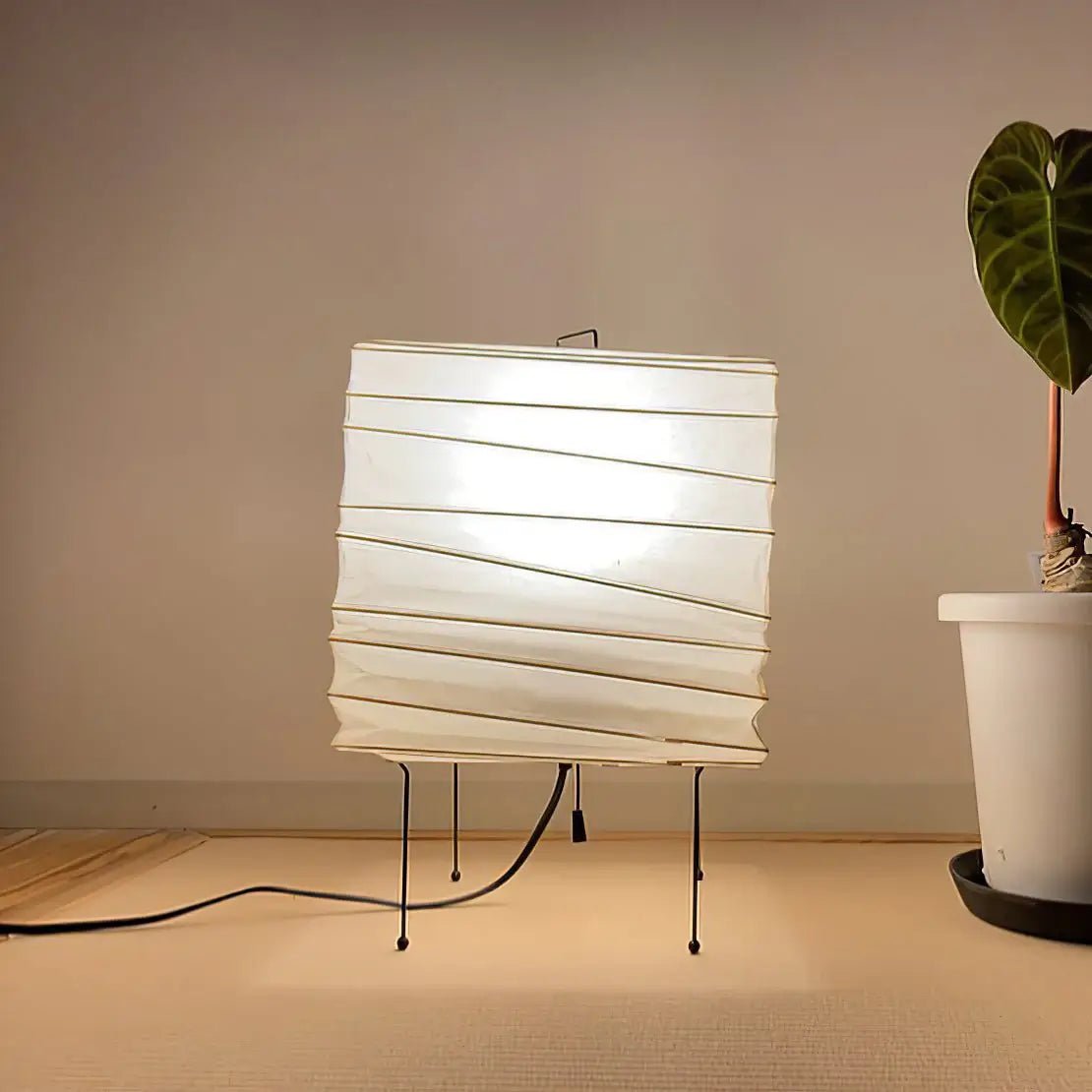 Paper Cube Table Lamp — Table Lamp | Maison Monashee — view 8