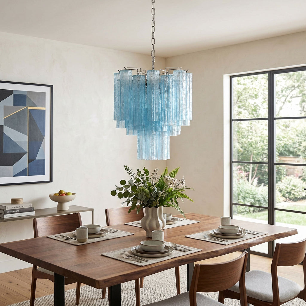 Chandelier Glass Tubes — Chandelier | Maison Monashee — view 2