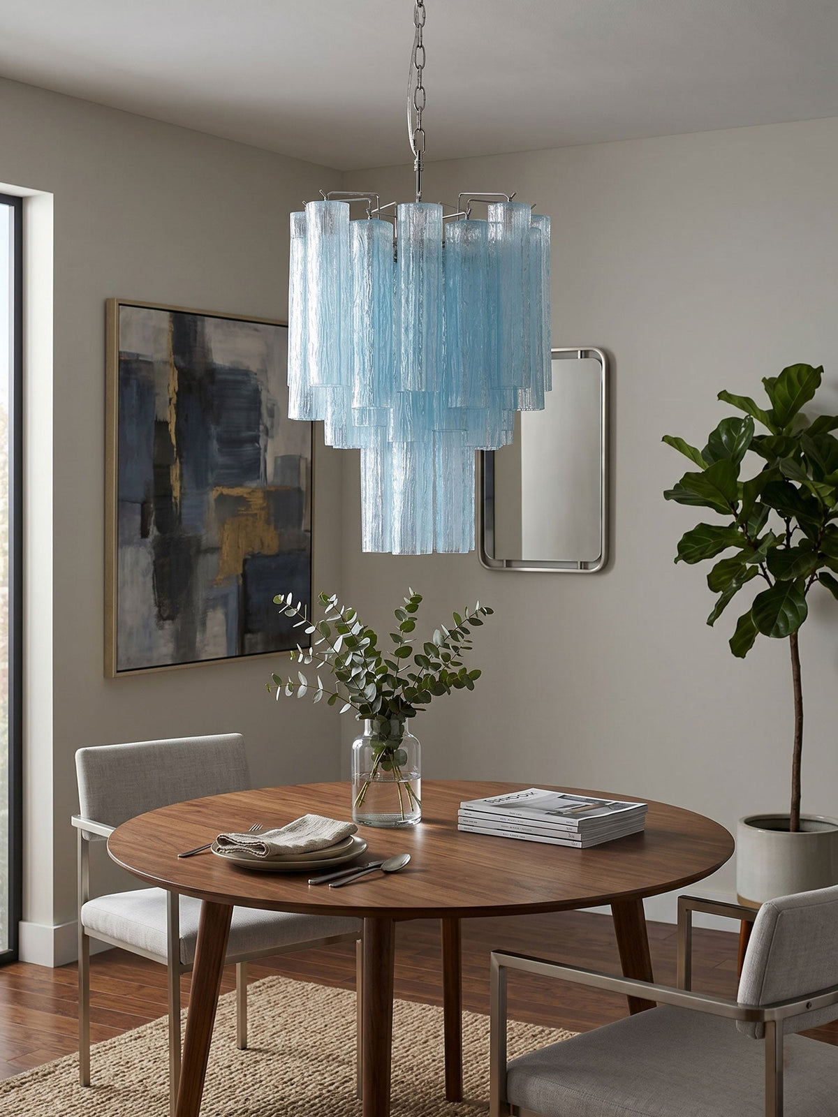 Chandelier Glass Tubes — Chandelier | Maison Monashee — view 4
