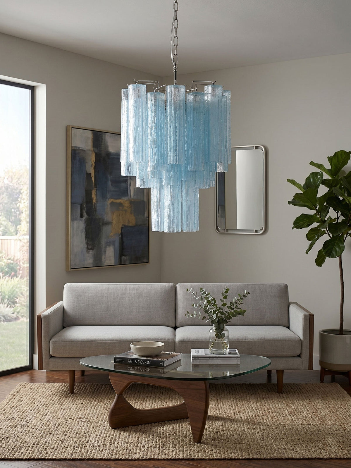 Chandelier Glass Tubes — Chandelier | Maison Monashee — view 3