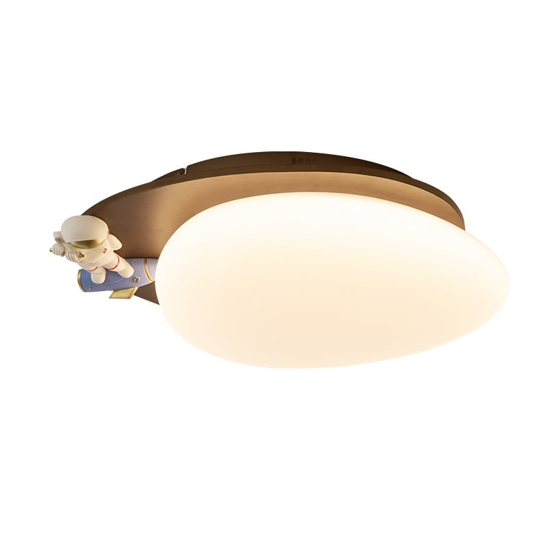 White Wooden Light Fixture — Ceiling Light | Maison Monashee — view 12