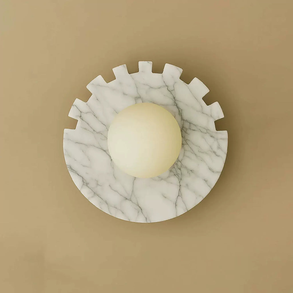 Round Flat Wall Sconce — Wall Sconce | Maison Monashee — view 9