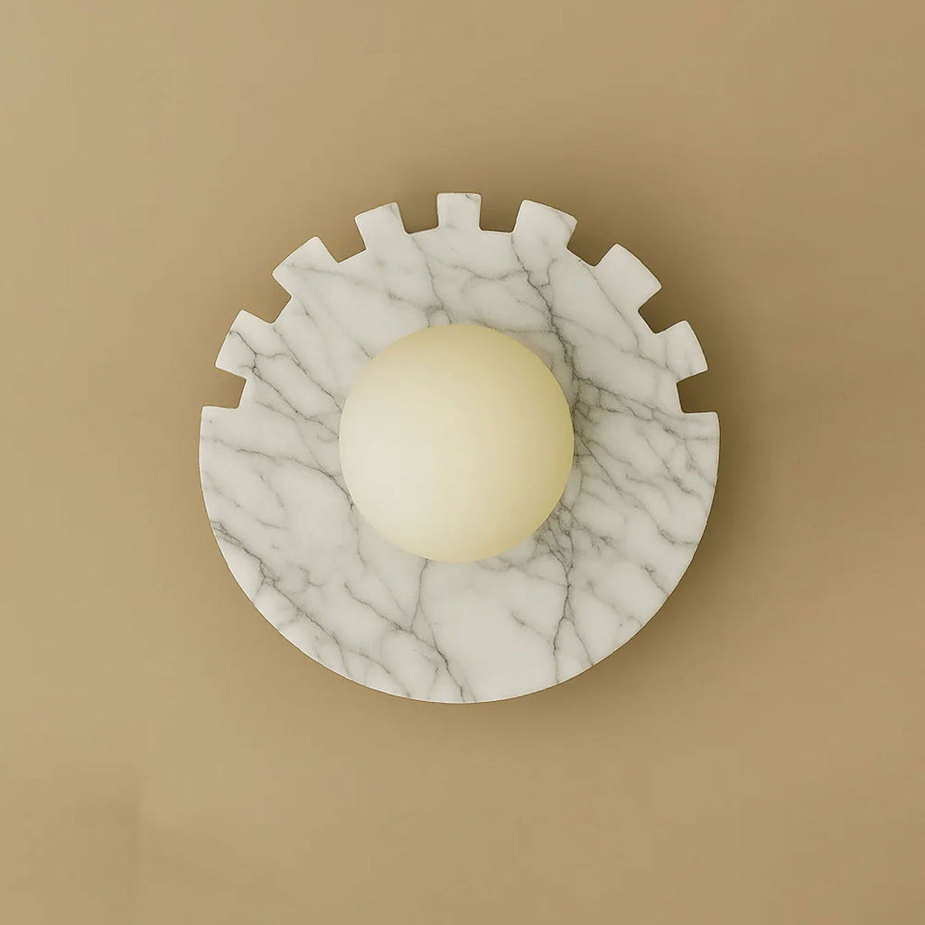 Round Flat Wall Sconce — Wall Sconce | Maison Monashee — view 2