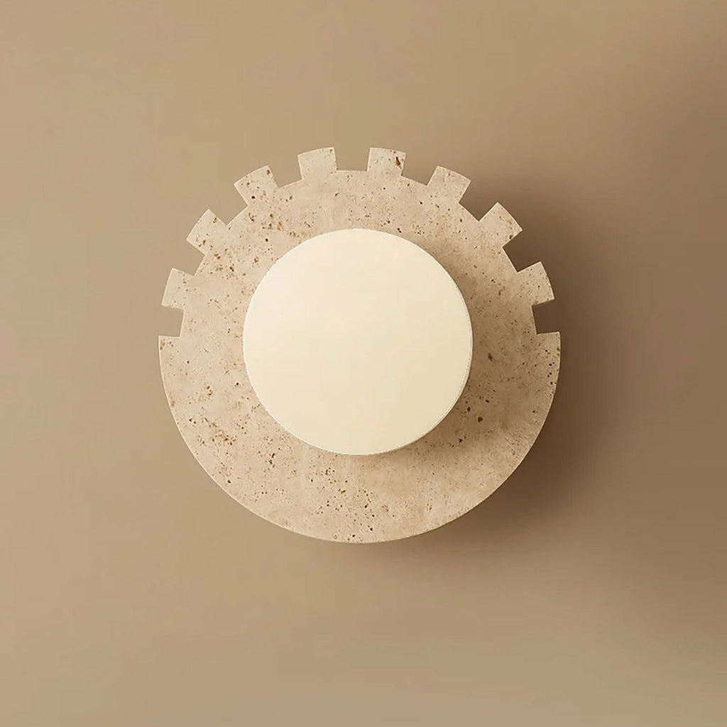 Round Flat Wall Sconce — Wall Sconce | Maison Monashee — view 6