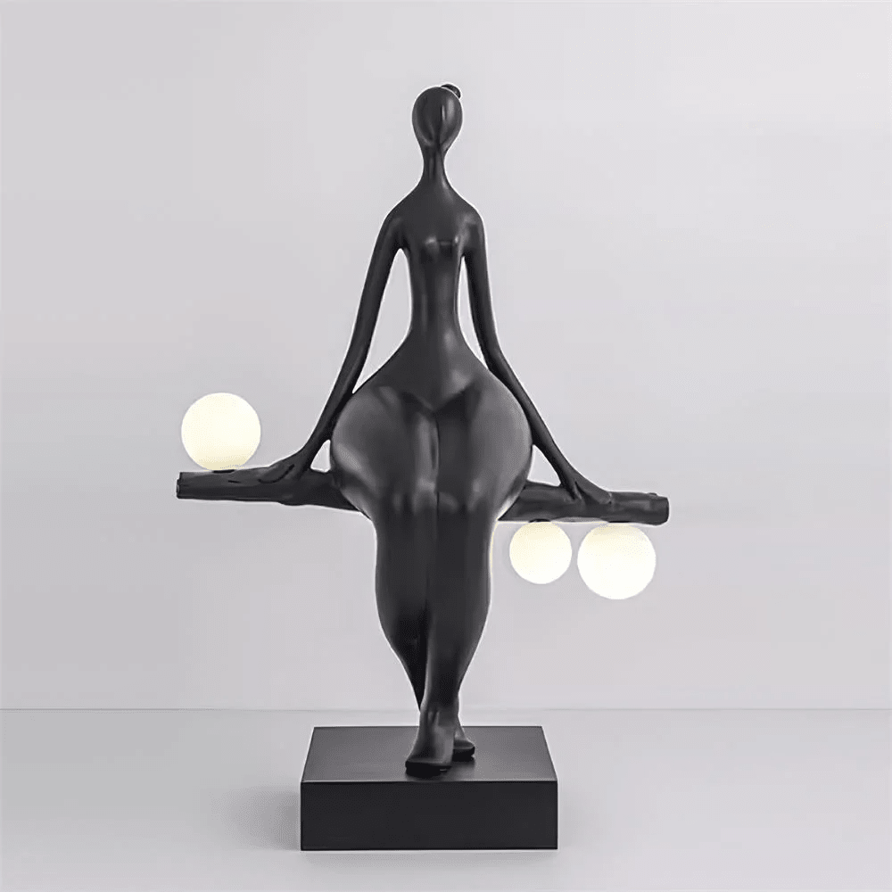 Black Gold Floor Lamp — Floor Lamp | Maison Monashee — view 7