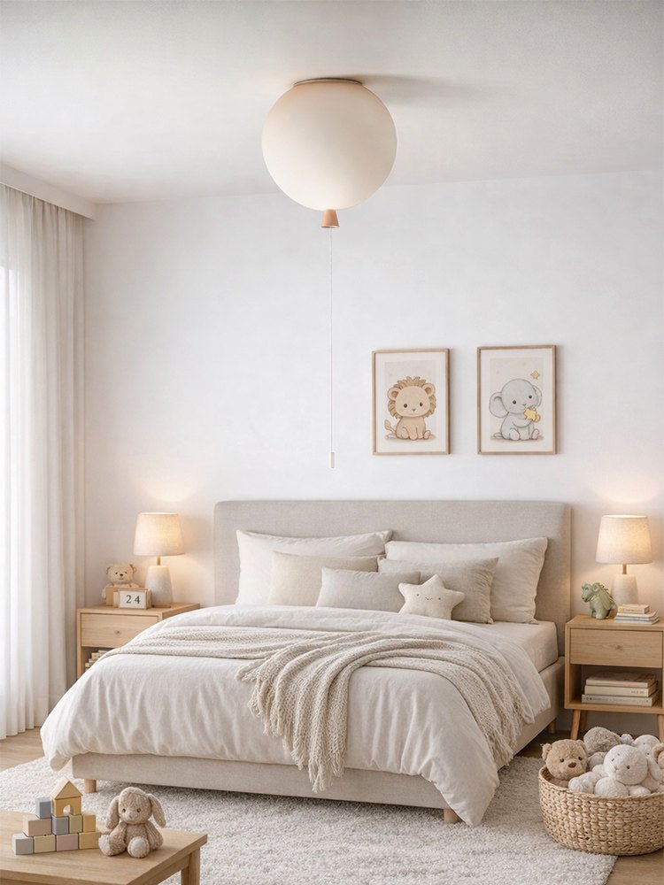 Pink Glass Ceiling Light — Ceiling Light | Maison Monashee — view 5